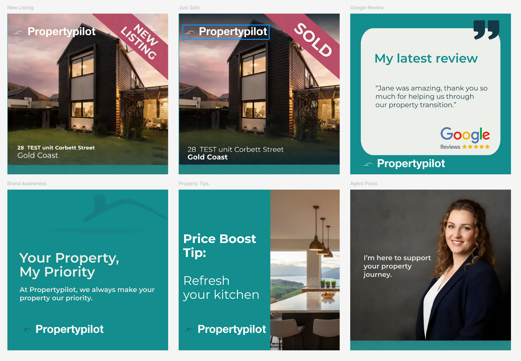 PropertyPilot Social Media Post Examples